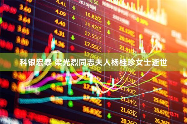 科银宏泰 梁光烈同志夫人杨桂珍女士逝世