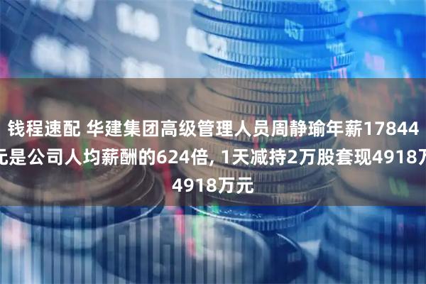 钱程速配 华建集团高级管理人员周静瑜年薪17844万元是公司人均薪酬的624倍, 1天减持2万股套现4918万元